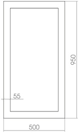 Mixline Зеркало Багет Эфес 50 – фотография-2